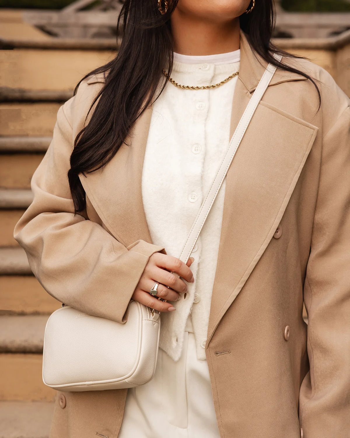 Bianca Crossbody Bag - Vanilla