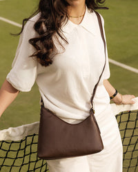 Amelia Shoulder Bag - Chocolate