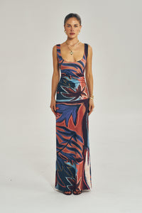 Emma Maxi Dress - Bordeaux