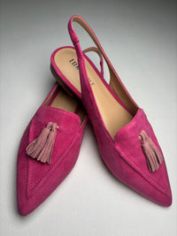 Luna Sole Piper - Fuchsia/Pale Pink Suede