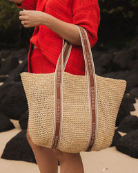 Bali Beach Bag - Natural Tan