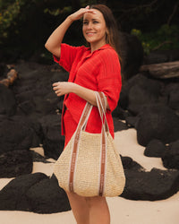 Bali Beach Bag - Natural Tan