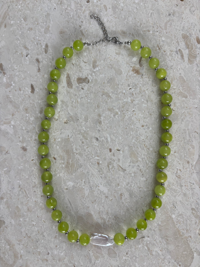Kiwi Pearl Necklace