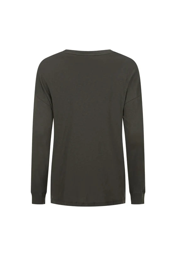 Pajarito Long Sleeve Tee - Charcoal Grey