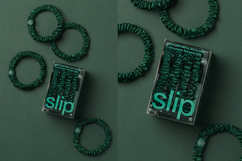 Back to School Forest Skinny Scrunchies