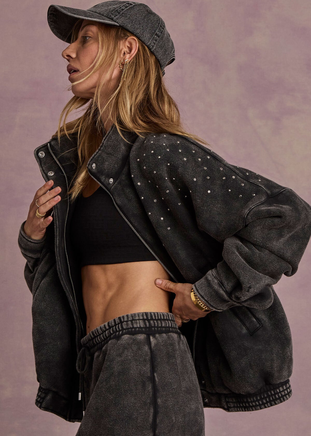 Cosmic Carmen Moto - Washed Black