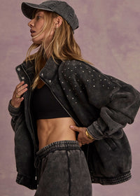 Cosmic Carmen Moto - Washed Black