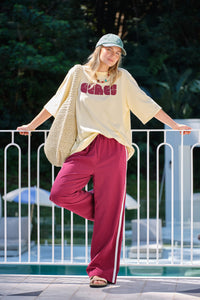 Resort Pant - Pomegranate