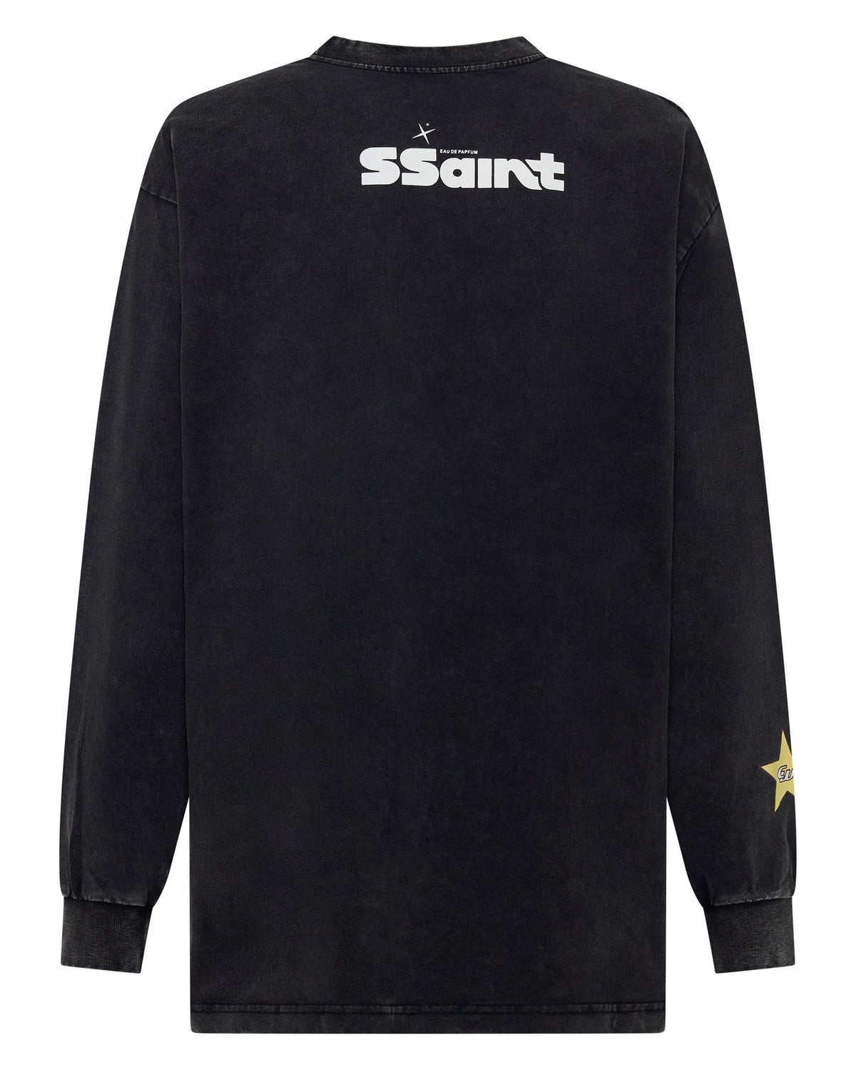 Signature Moto Tee - Black Acid Wash