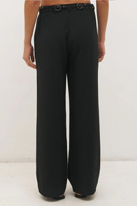 Elira Belted Pant - Black