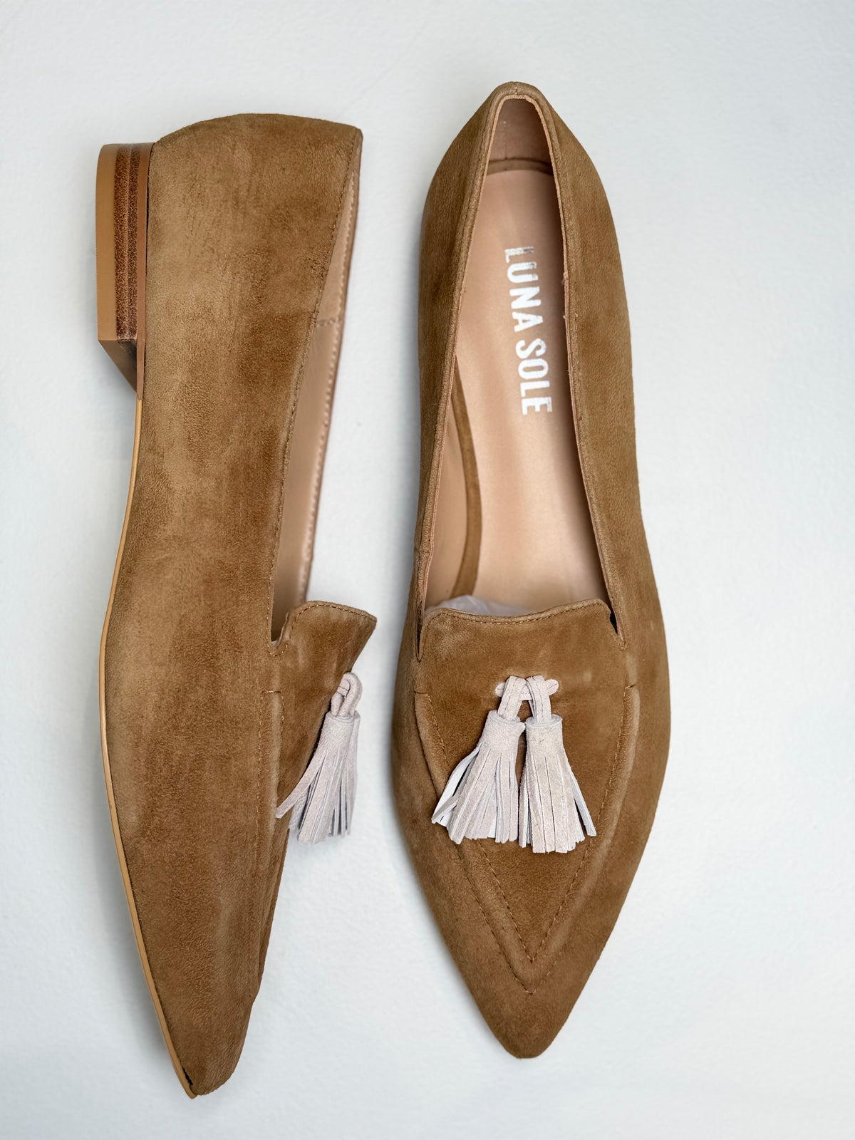 Luna Sole Palace - Brown/Creme Suede