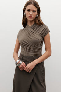 Amrita Sleeveless Bodysuit - Mink