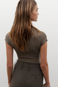 Amrita Sleeveless Bodysuit - Mink