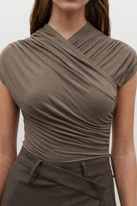 Amrita Sleeveless Bodysuit - Mink