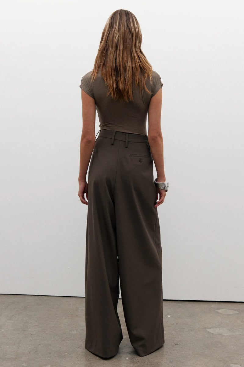 Amrita Sleeveless Bodysuit - Mink