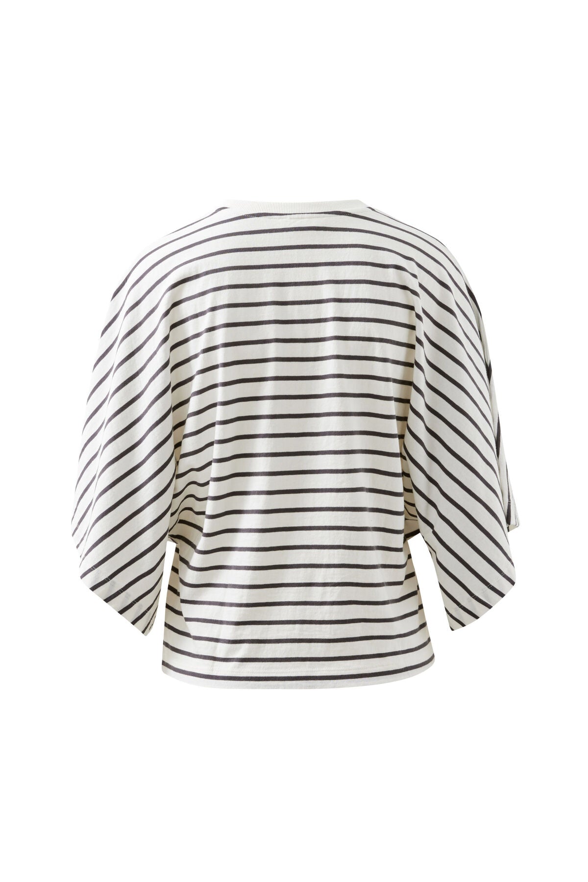 Lucy Relaxed Sleeve Tee - Vanilla/Phantom Stripe