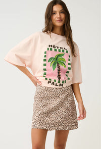 Zyla Mini Skirt - Leopard