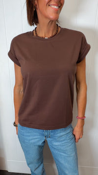 Rhodes Tee - Chocolate