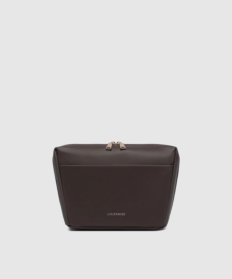 Vanessa Cosmetic Bag - Chocolate