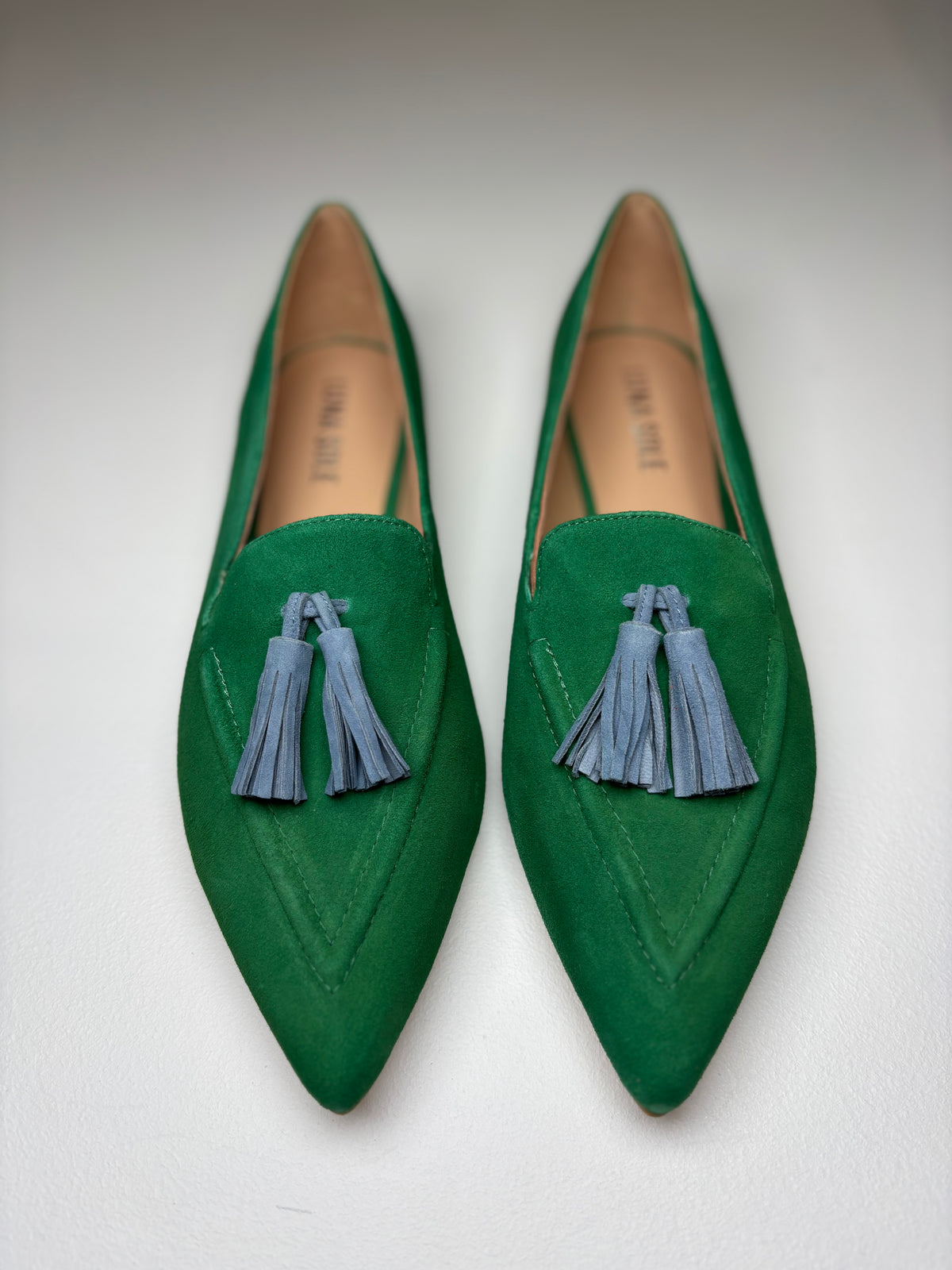 Luna Sole Palace Emerald/Cobalt Suede