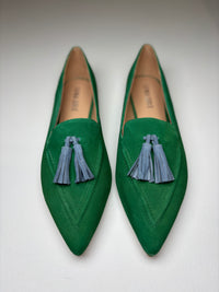 Luna Sole Palace Emerald/Cobalt Suede