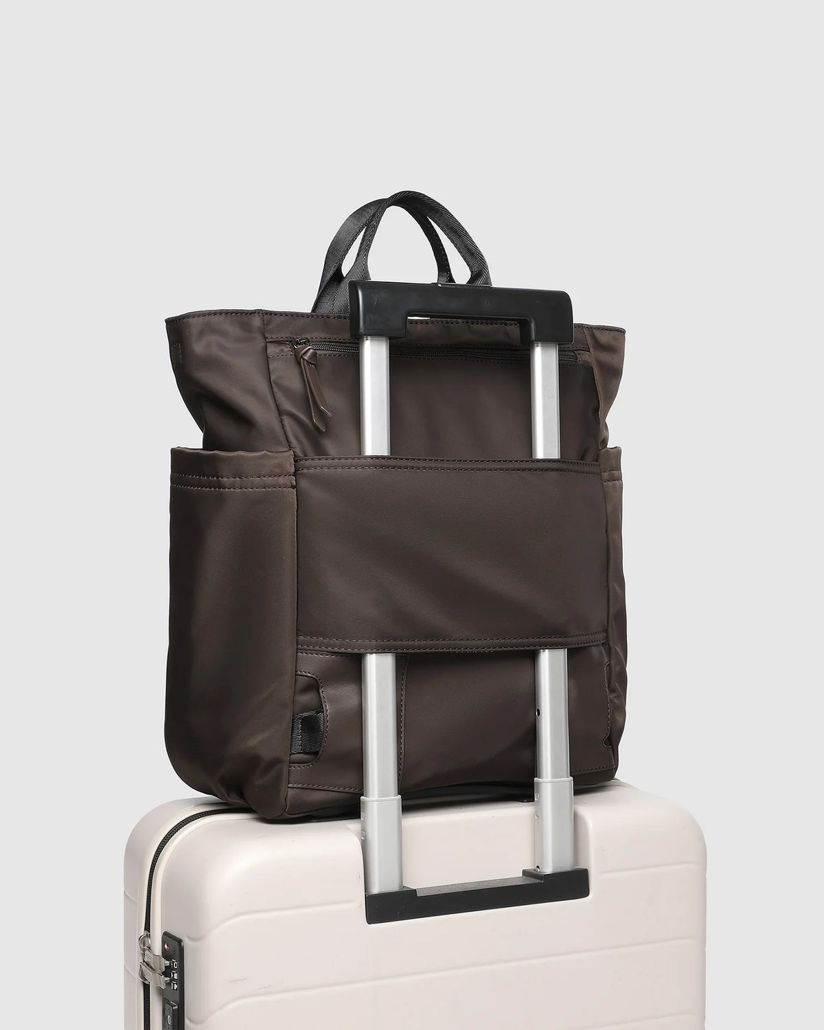 Bronx Nylon Backpack - Chocolate