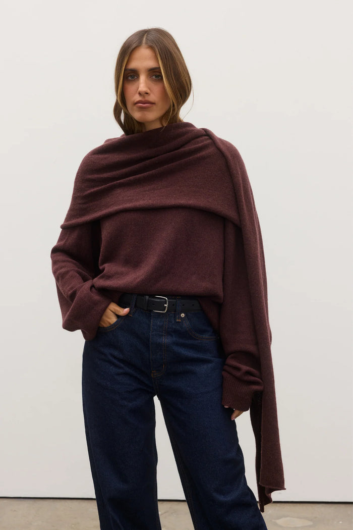 Soba Scarf - Plum
