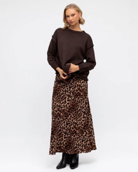 Antonia Knit Jumper - Chocolate