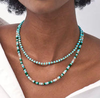 Coastal Stone Beaded Necklace