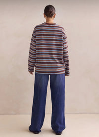 Bonnie Brown Stripe Top