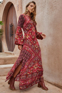 Quartz Gown - Pomegranate