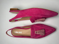 Luna Sole Piper - Fuchsia/Pale Pink Suede