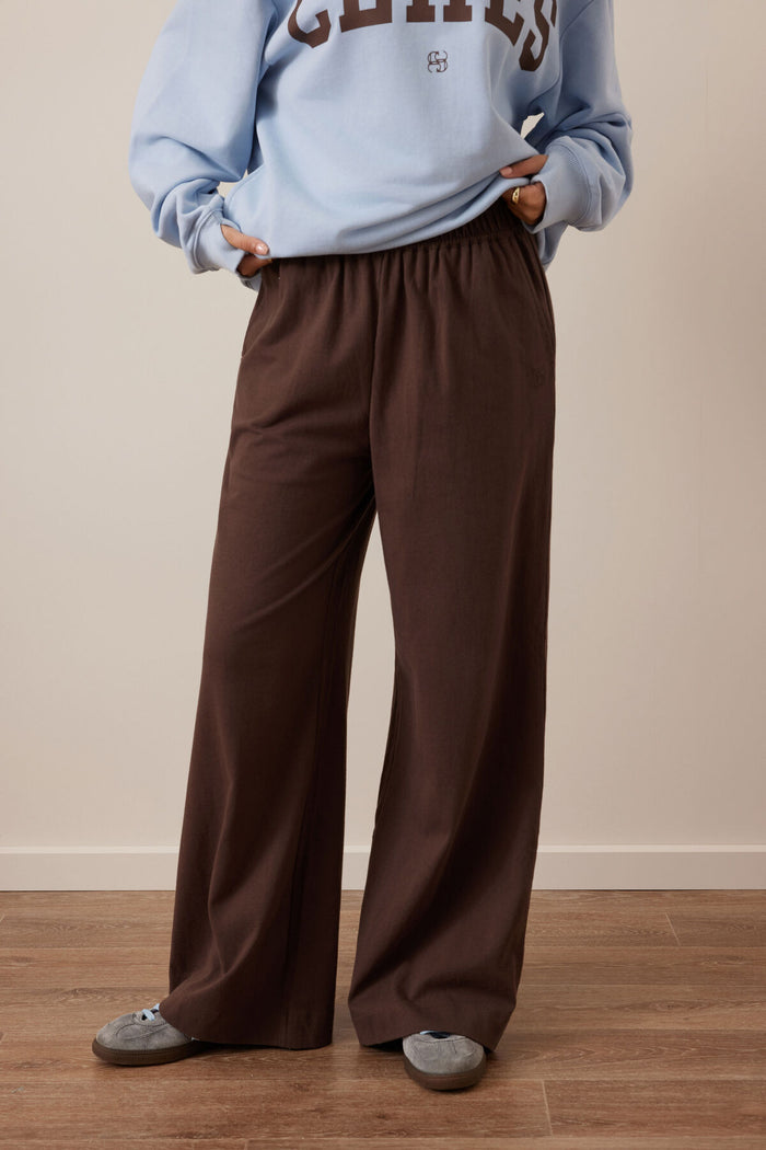 Sunday Jersey Pant - Brunette Brown