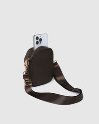 Lyla Phone Bag - Chocolate
