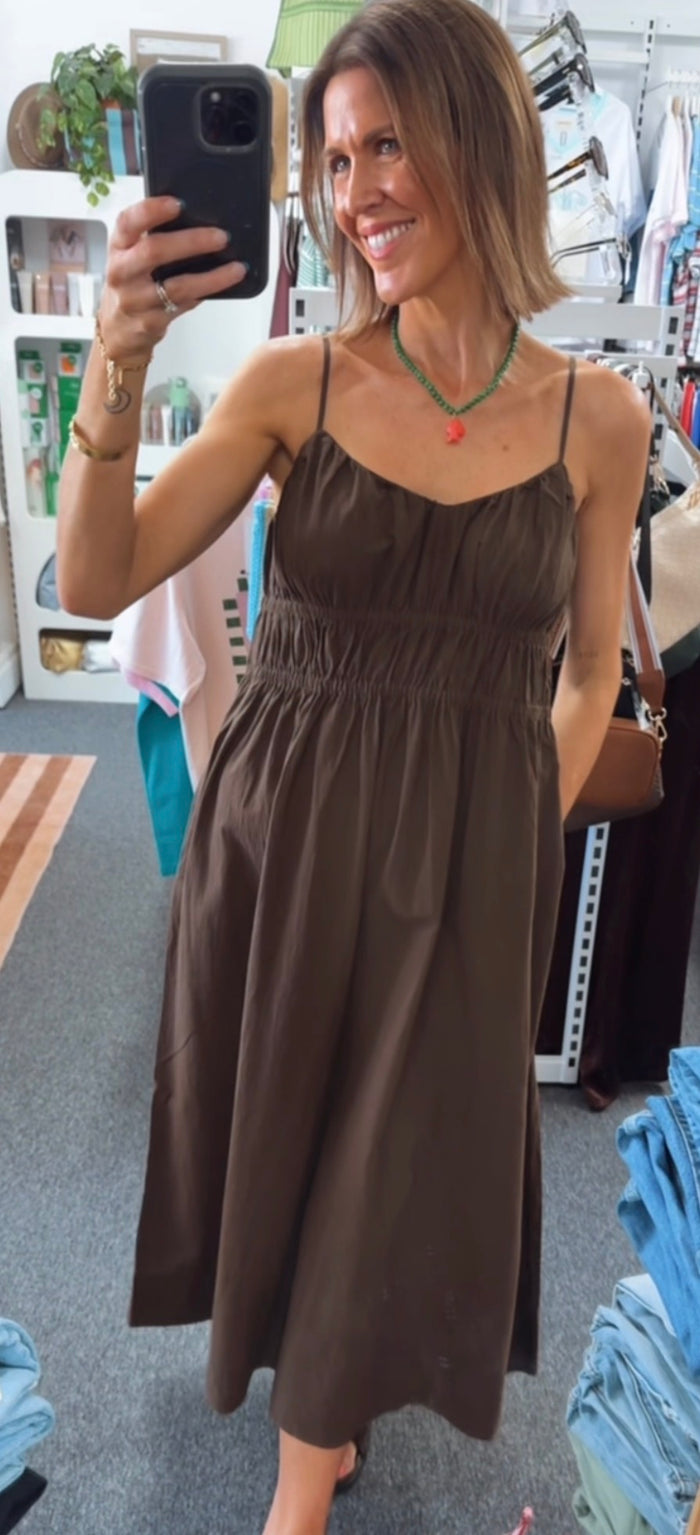 Sare Green Bead Necklace