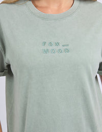Huntleigh Oversized Tee - Iceberg Green