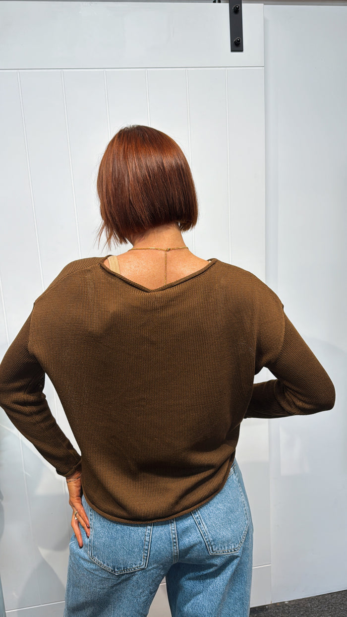 Spring Knit - Chocolate