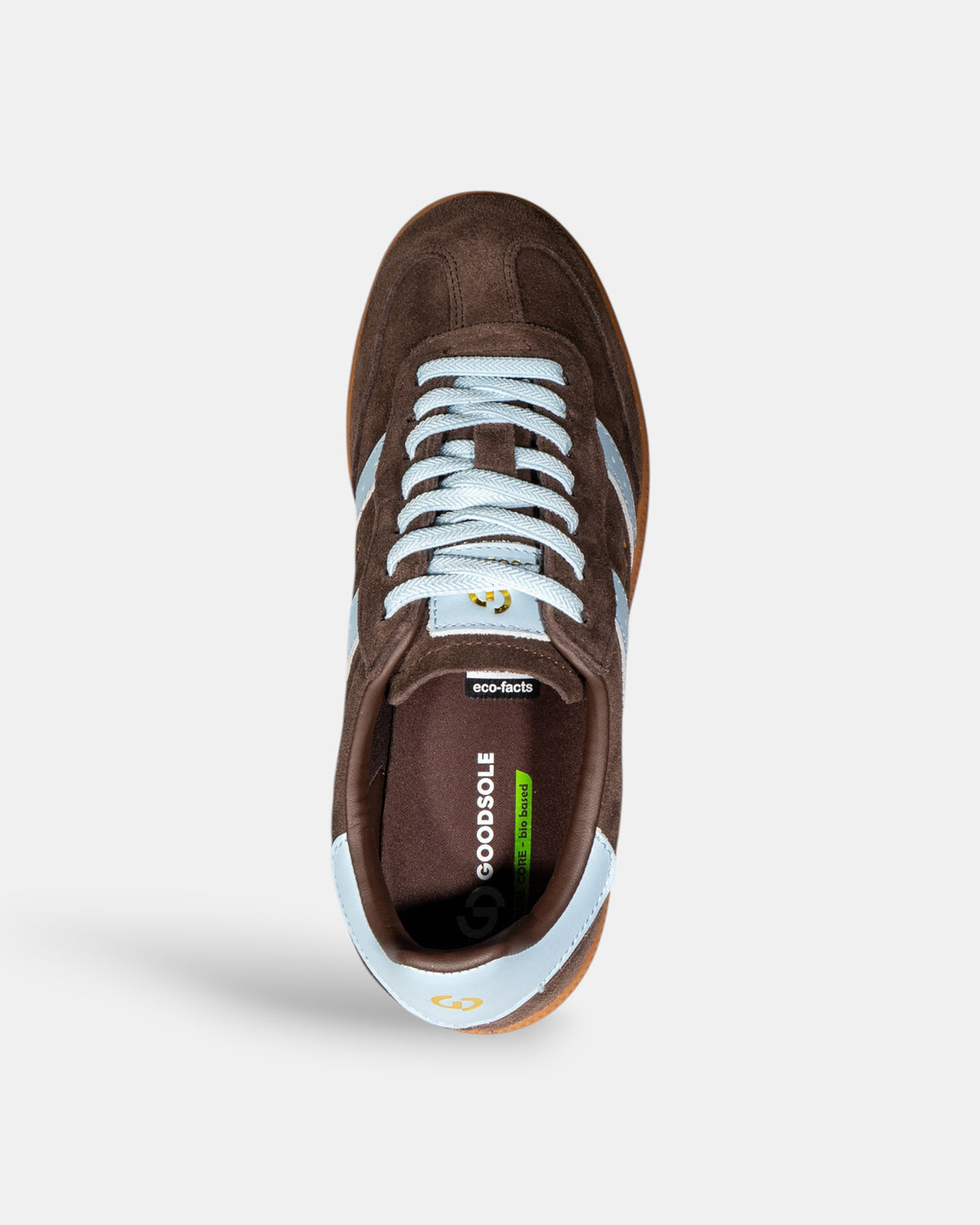 Goodsole 2001 Parallel - Espresso Suede/ Powder Blue Leather