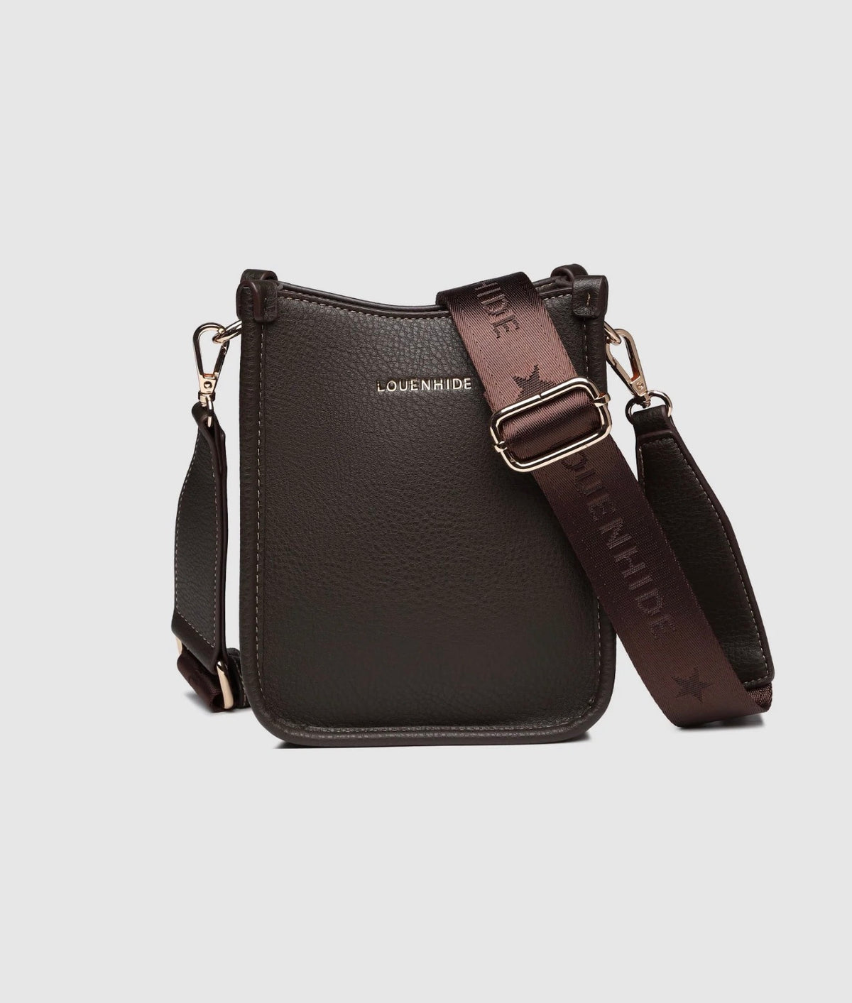 Parker Phone Crossbody Bag - Chocolate