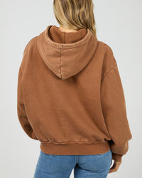 AAE Washed Box Hoodie - Cinnimon