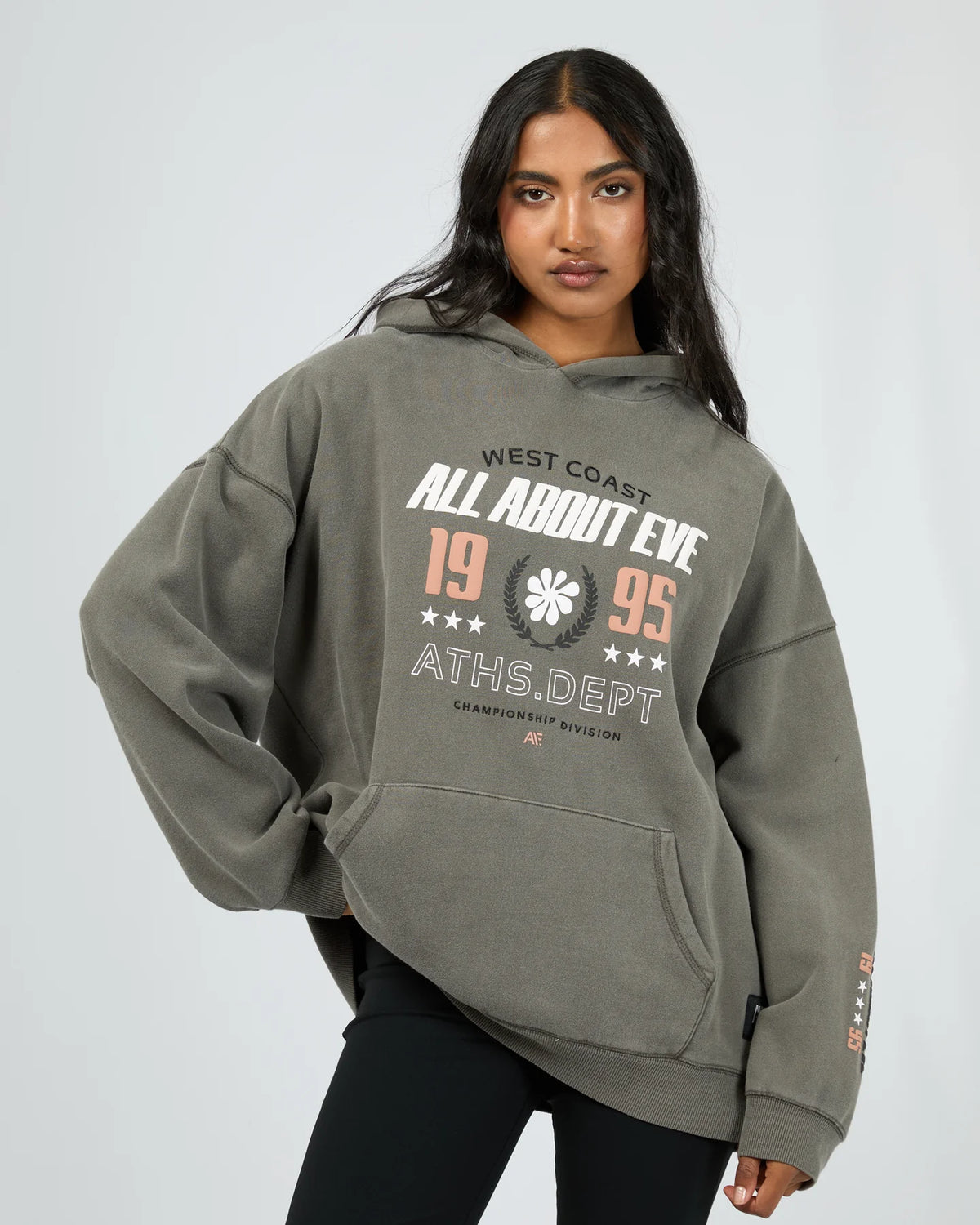 Performance O/S Hoodie Charcoal