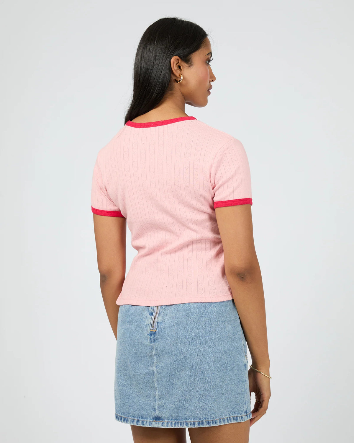 Canyon Sun Baby Tee - Light Pink