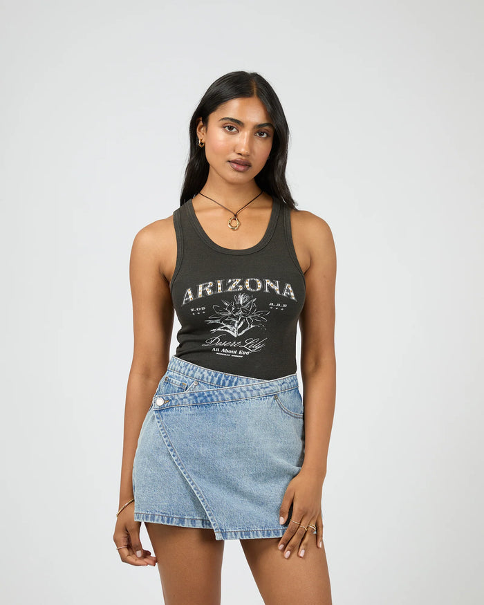 Desert Flower Tank - Black
