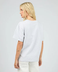 Bondi Box Tee - Snow Marle