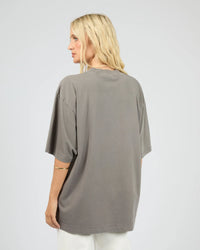 Hawaii Oversized Tee - Charcoal