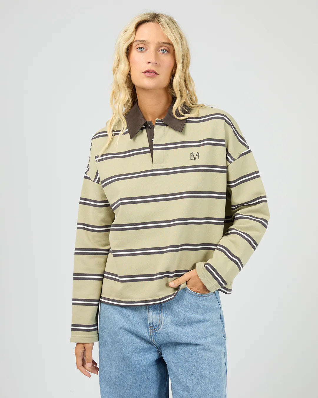 Avery Rugby Top - Khaki