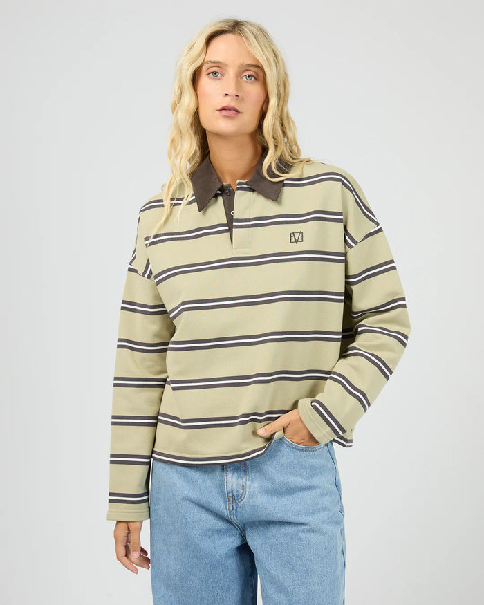 Avery Rugby Top - Khaki