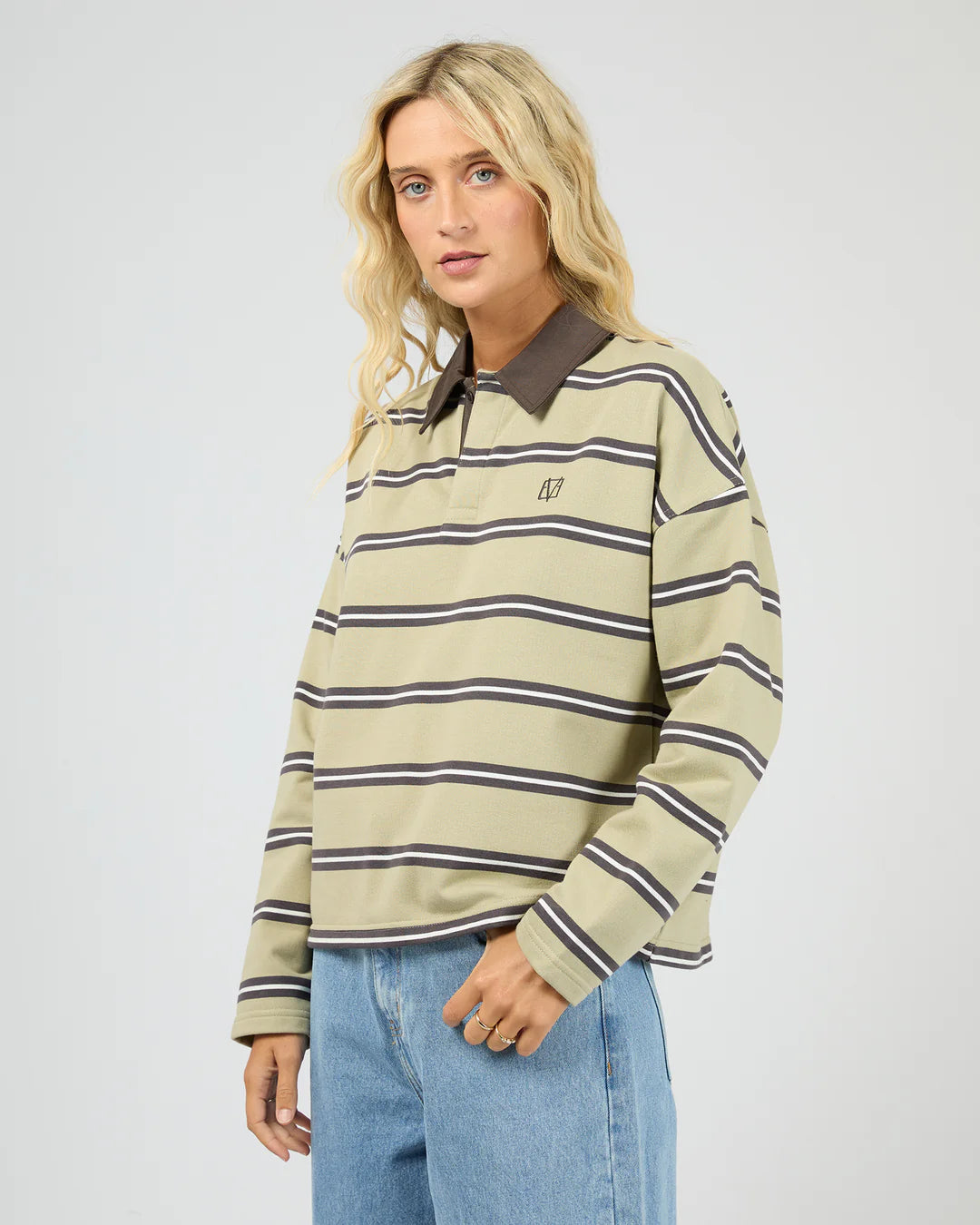 Avery Rugby Top - Khaki