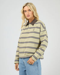 Avery Rugby Top - Khaki