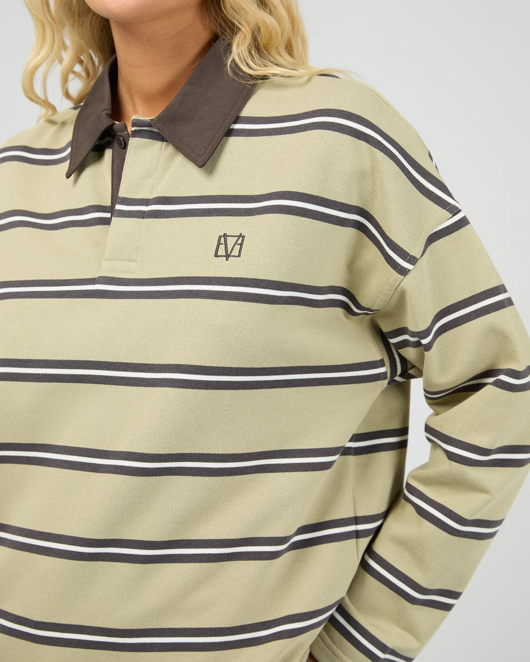 Avery Rugby Top - Khaki